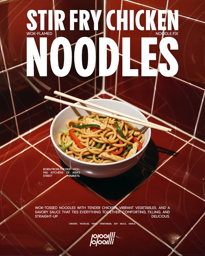 Stir Fry Chicken Noodles